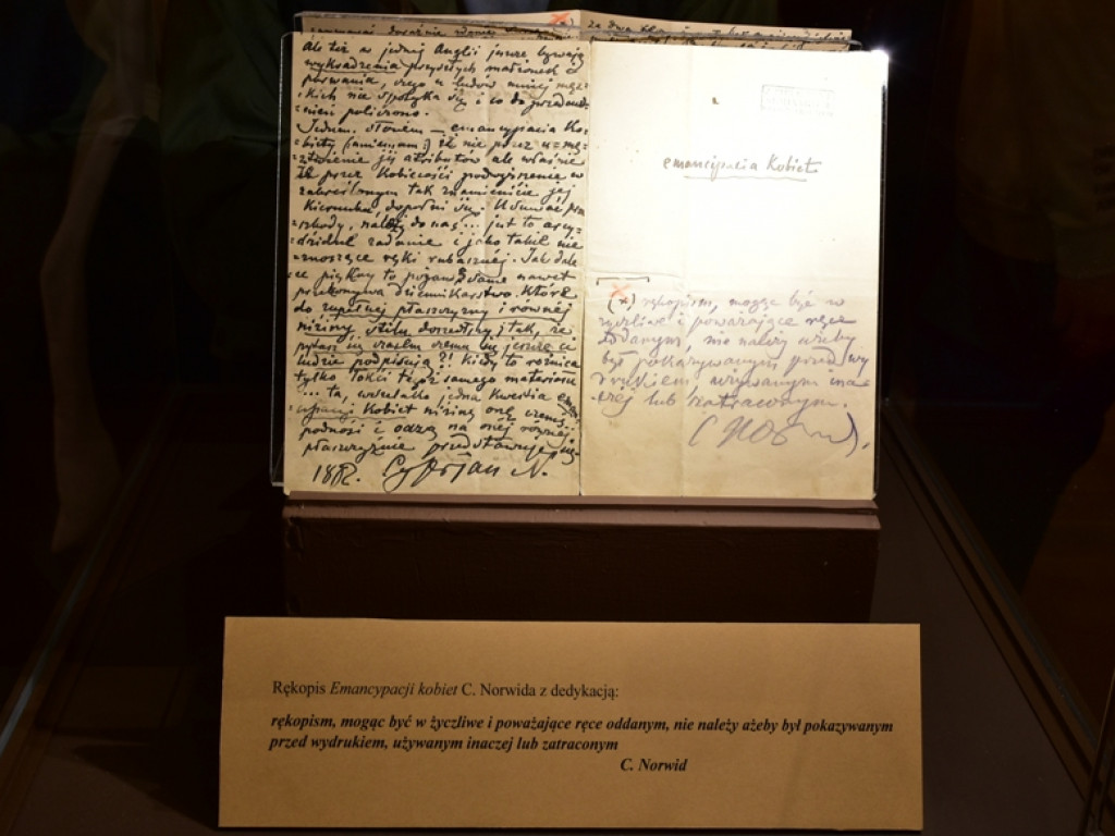 Sandomierz. Wyjątkowa okazja obejrzenia sandomierskiego rękopisu Norwida [zdjęcia]