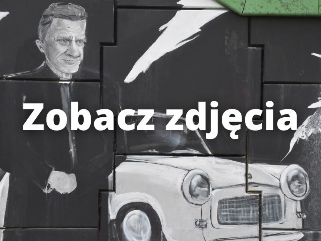 Tarnobrzeg. Na wiadukcie namalowano ks. Michała Józefczyka [zdjęcia]
