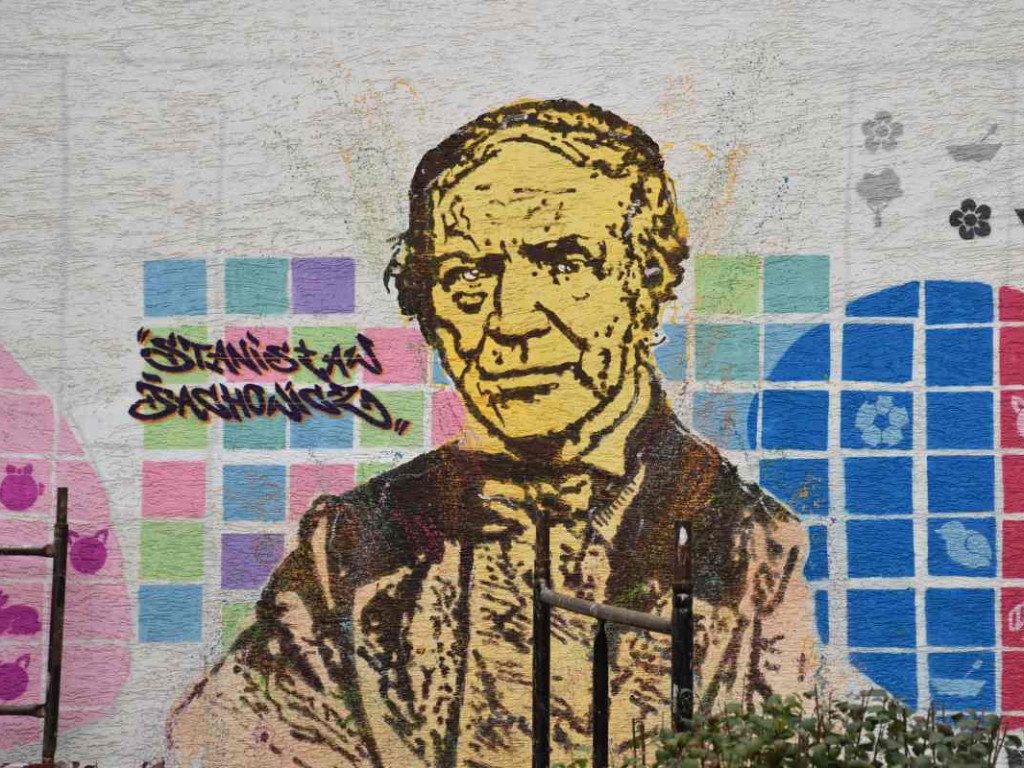 Na ścianie TDK namalowali mural z wizerunkiem Stanisława Jachowicza [zdjęcia]