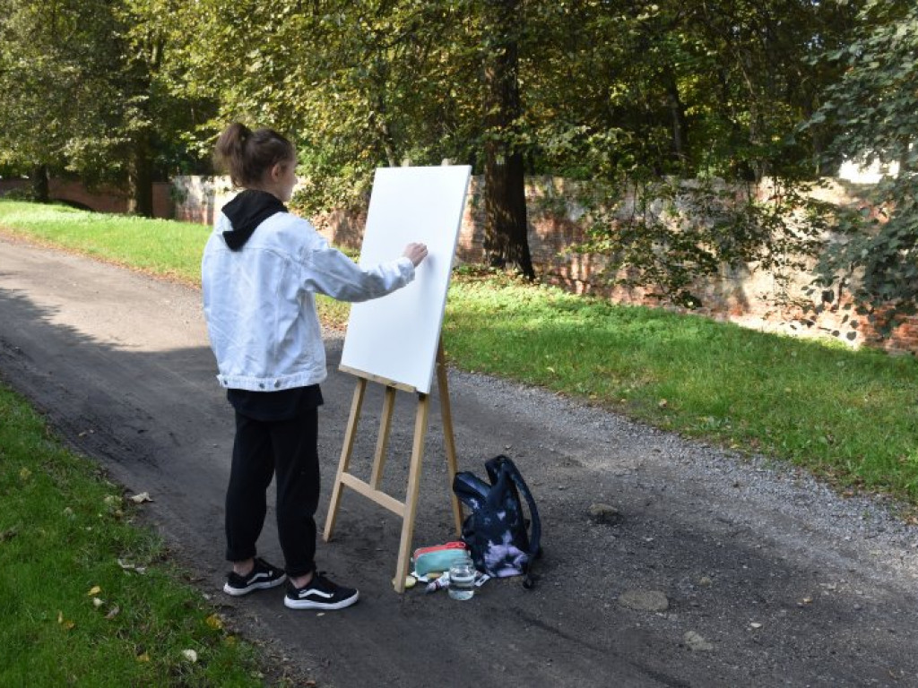 Tarnobrzeg. Malarski plener w parku dzikowskim [zdjęcia]