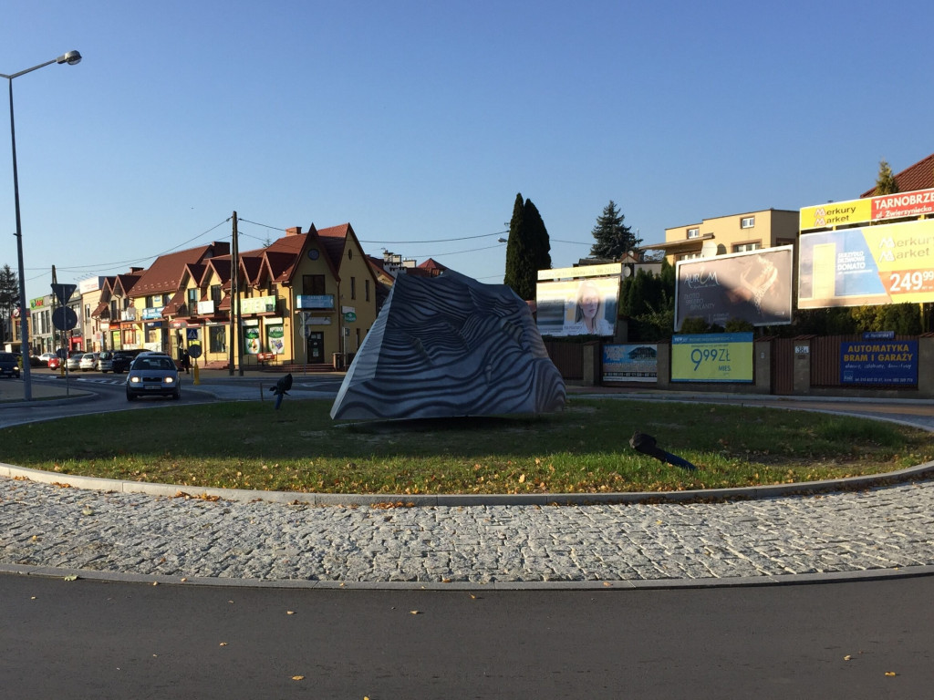 Sandomierz. Krzemień znowu na rondzie. Po modyfikacji