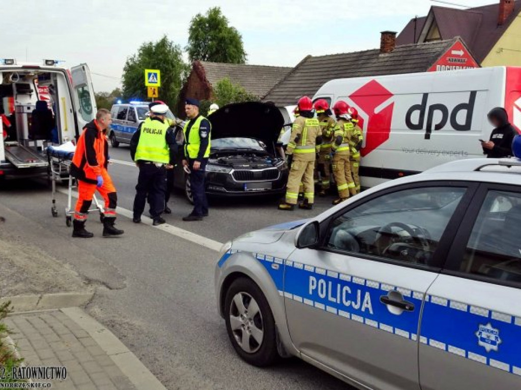Zderzenie na DK77 w gm. Gorzyce [zdjęcia]