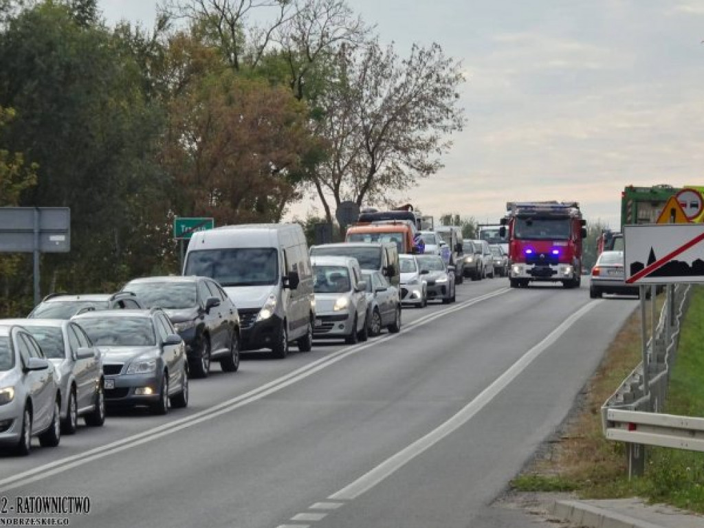Zderzenie na DK77 w gm. Gorzyce [zdjęcia]