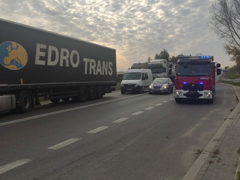 Zderzenie na DK77 w gm. Gorzyce [zdjęcia]