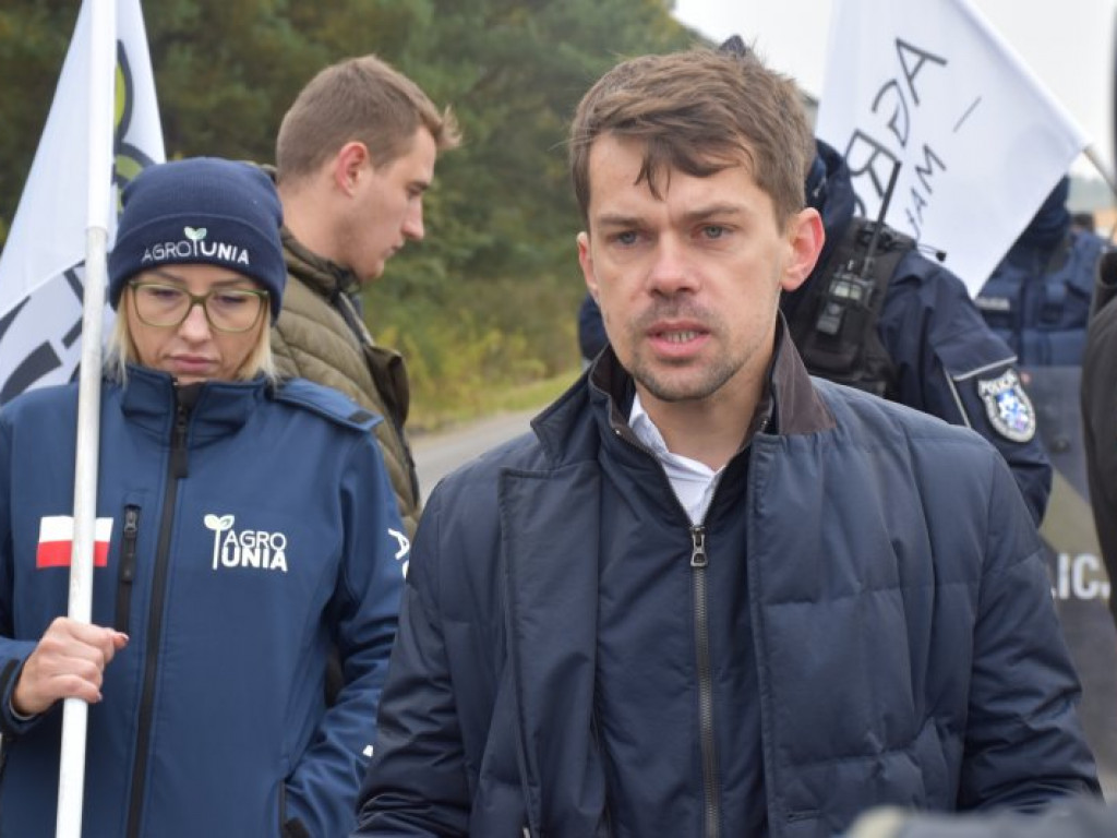 Protest w Woli Baranowskiej - interweniowała policja [zdjęcia]