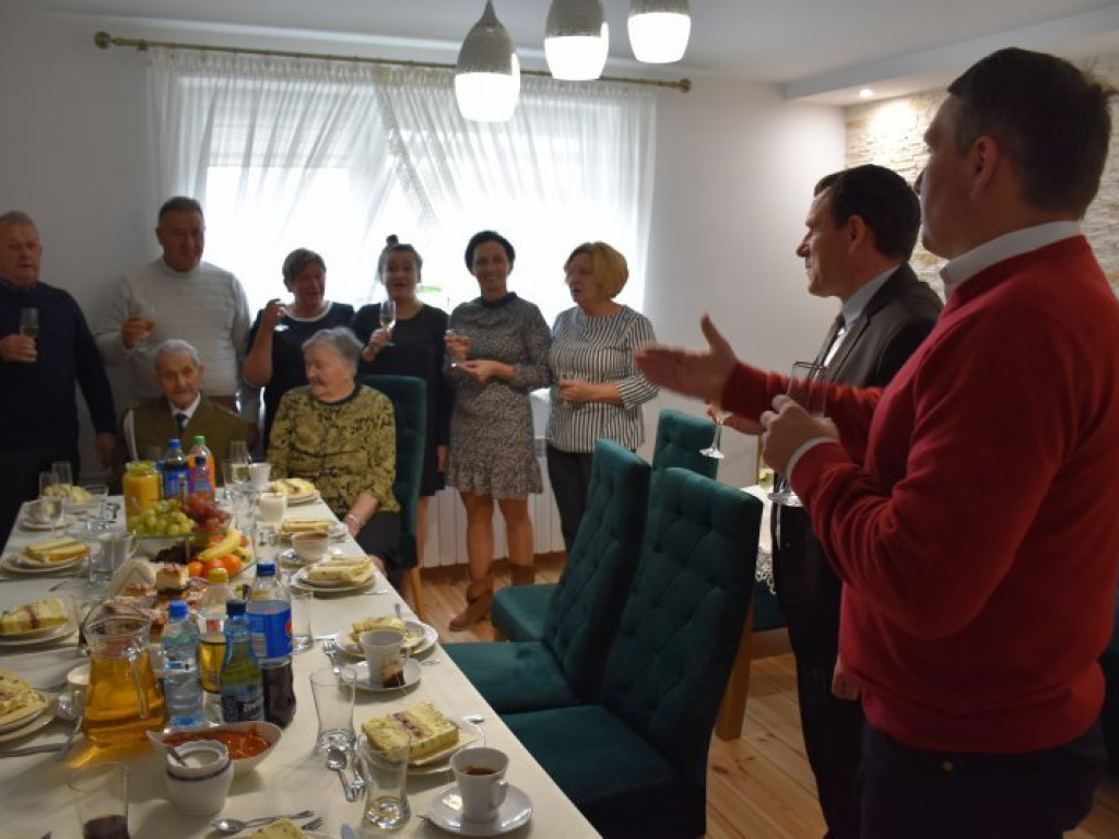100. urodziny Władysława Harimskiego z gminy Klimontów [zdjęcia]