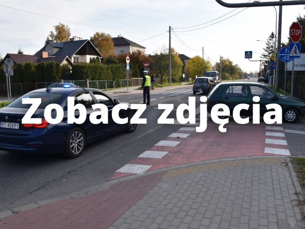 Tarnobrzeg. Wypadek na ulicy Sienkiewicza. Dwie osoby poszkodowane [wideo][zdjęcia]