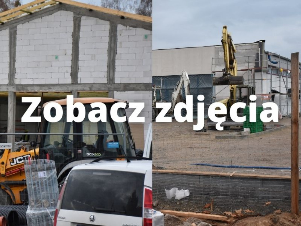 W Nowej Dębie trwa budowa marketów, będą nowe miejsca pracy [zdjęcia]