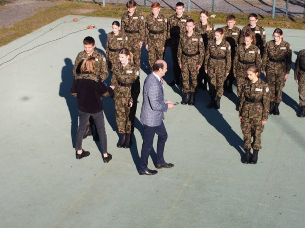 Ślubowanie klas mundurowych w 