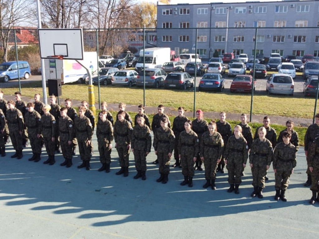 Ślubowanie klas mundurowych w 