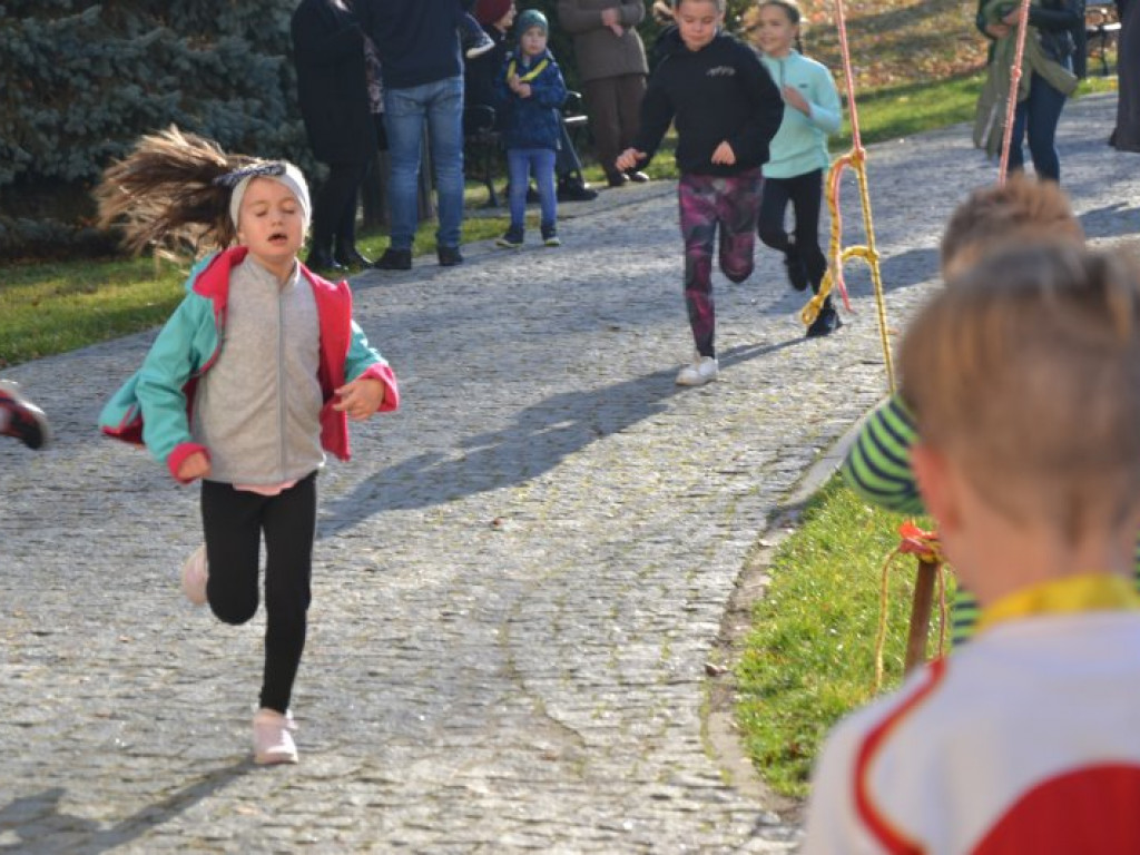 Tarnobrzeg. Dzieci i dorośli pobiegli w parku dzikowskim dla Niepodległej [zdjęcia]