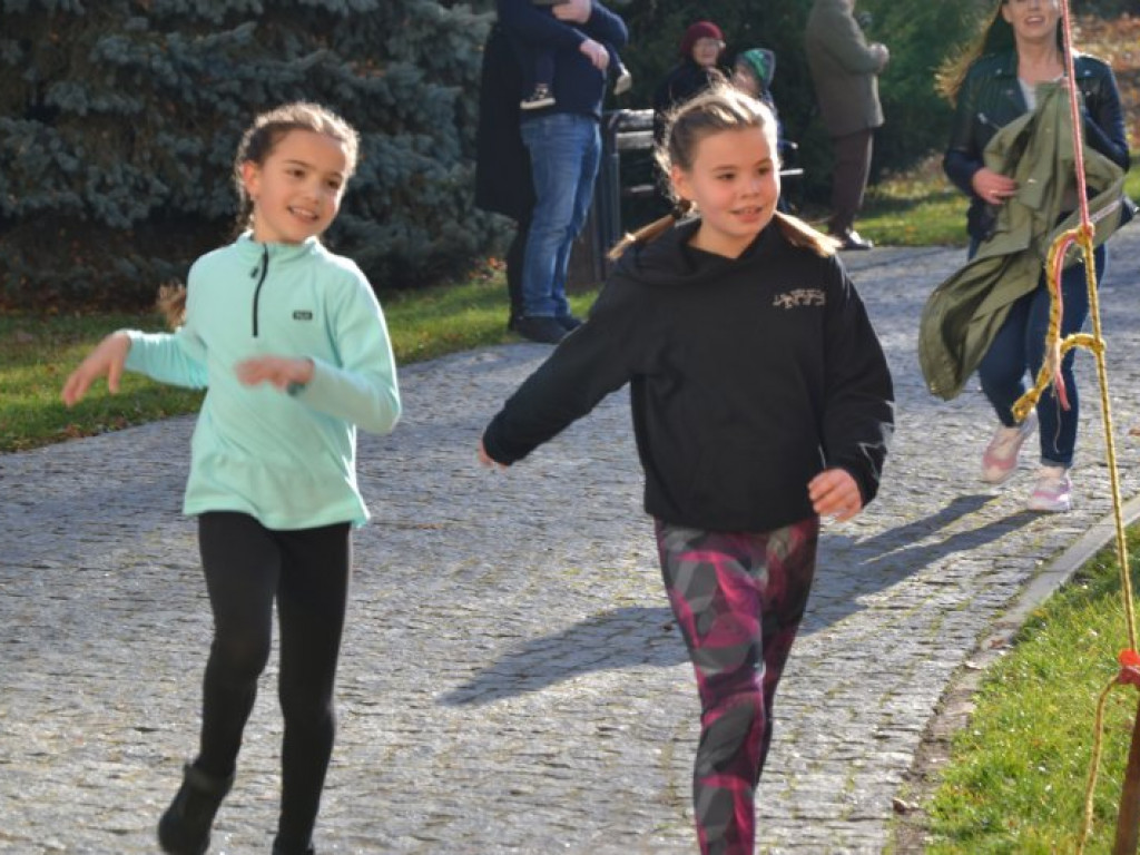 Tarnobrzeg. Dzieci i dorośli pobiegli w parku dzikowskim dla Niepodległej [zdjęcia]
