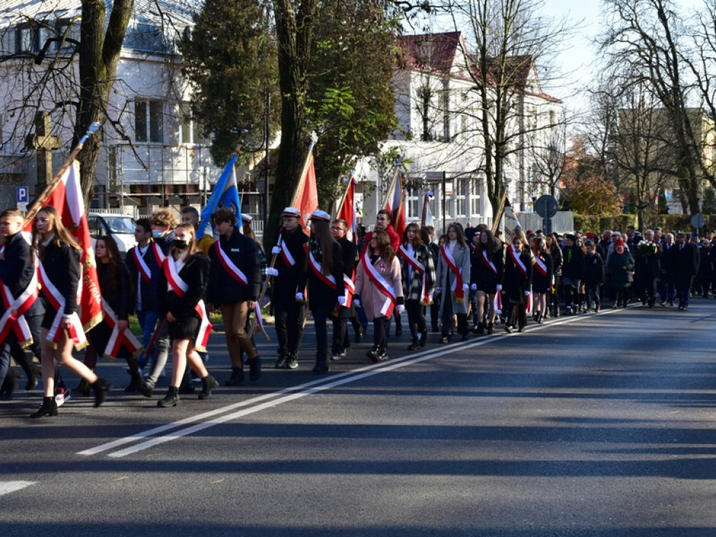 Sandomierz. Obchody Narodowego Święta Niepodległości. W przemówieniach nawiązania do obecnej sytuacji w kraju [zdjęcia]
