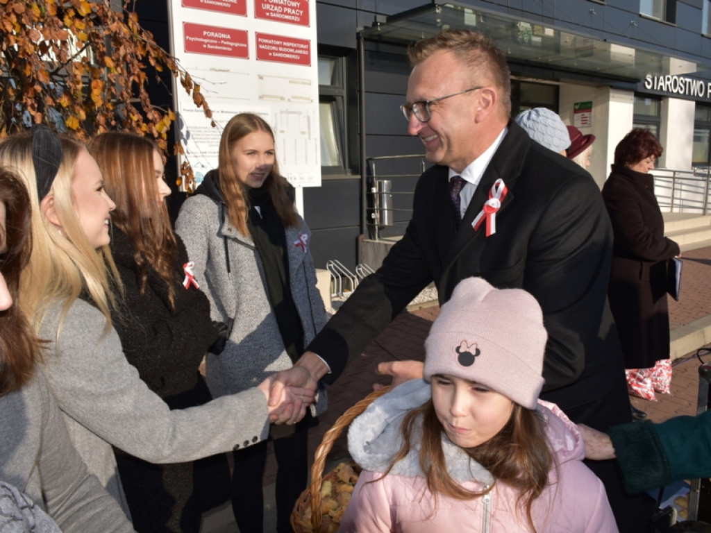Sandomierz. Obchody Narodowego Święta Niepodległości. W przemówieniach nawiązania do obecnej sytuacji w kraju [zdjęcia]