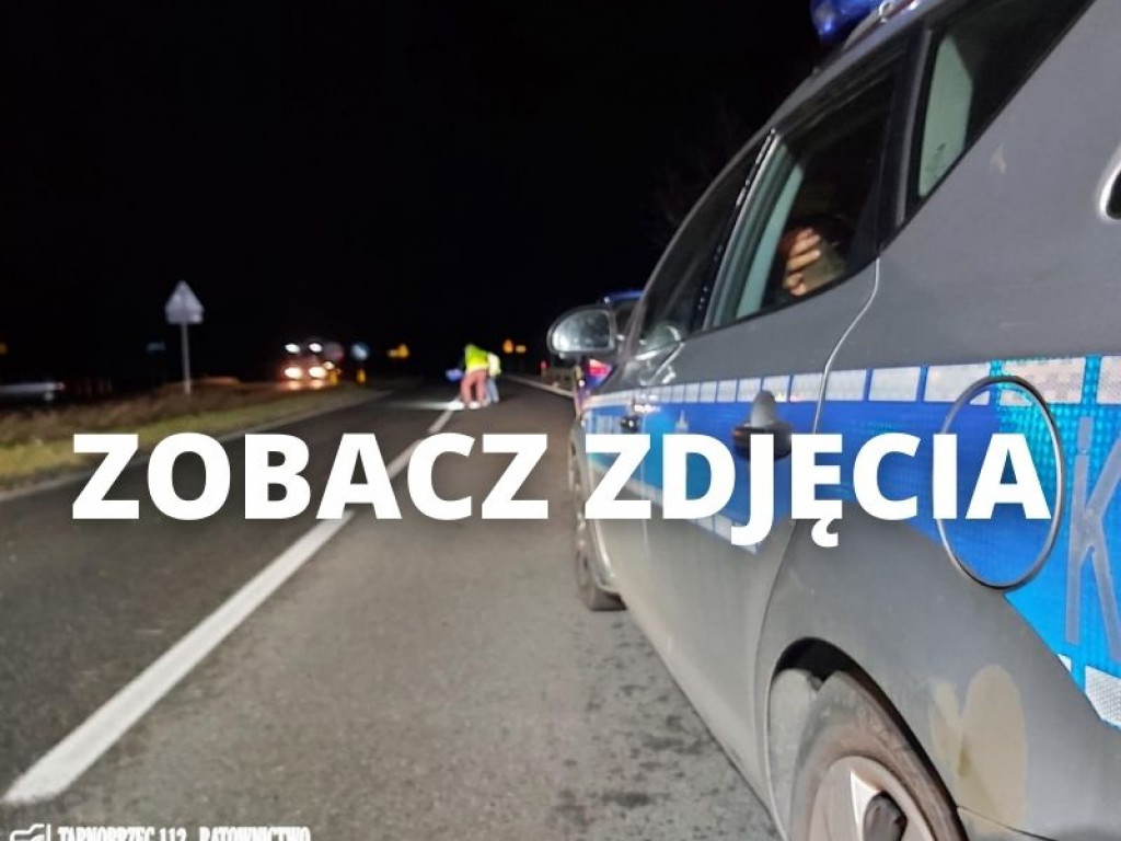 Potrącenie na Wisłostradzie w Tarnobrzegu. Kobieta w stanie ciężkim trafiła do szpitala [zdjęcia]