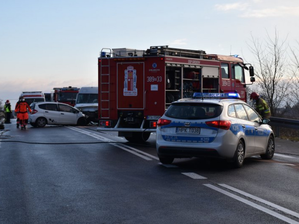 Nowe informacje, zdjęcia i wideo z wypadku na trasie Tarnobrzeg - Stalowa Wola