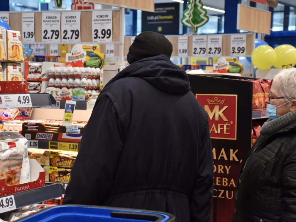 Tłumy na wielkim otwarciu Lidla w Nowej Dębie [zdjęcia]