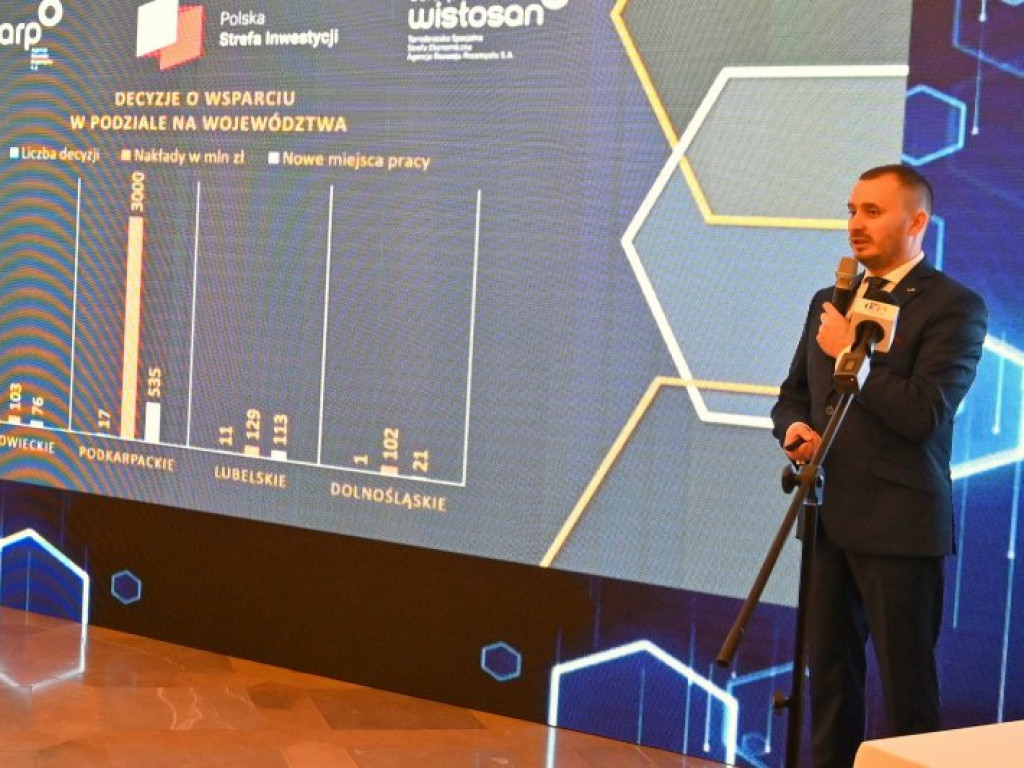 Tarnobrzeska Specjalna Strefa Ekonomiczna podsumowała rok 2021. Konferencja na zamku w Baranowie Sandomierskim [zdjęcia]