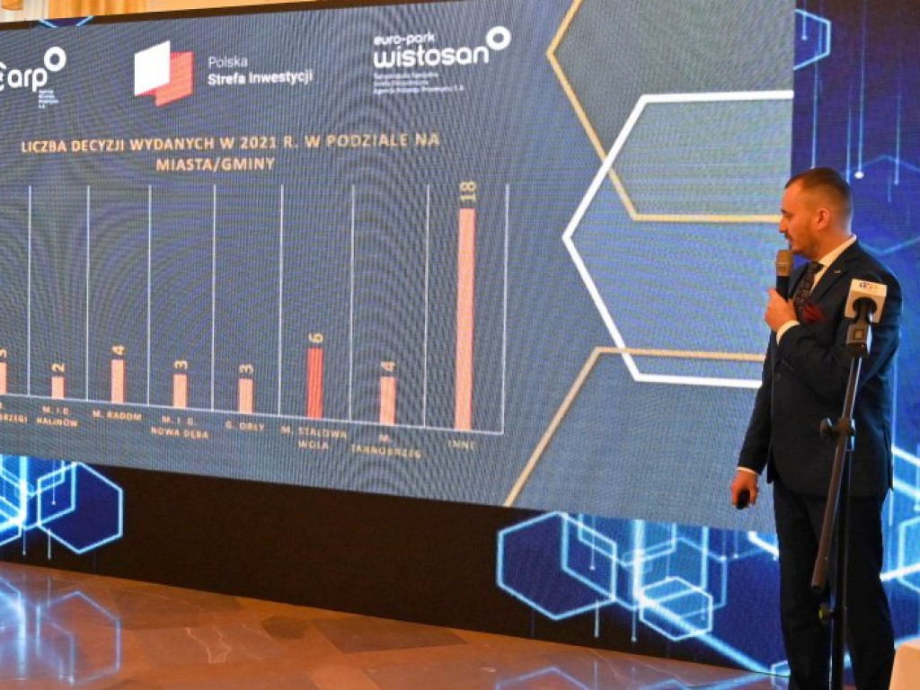 Tarnobrzeska Specjalna Strefa Ekonomiczna podsumowała rok 2021. Konferencja na zamku w Baranowie Sandomierskim [zdjęcia]