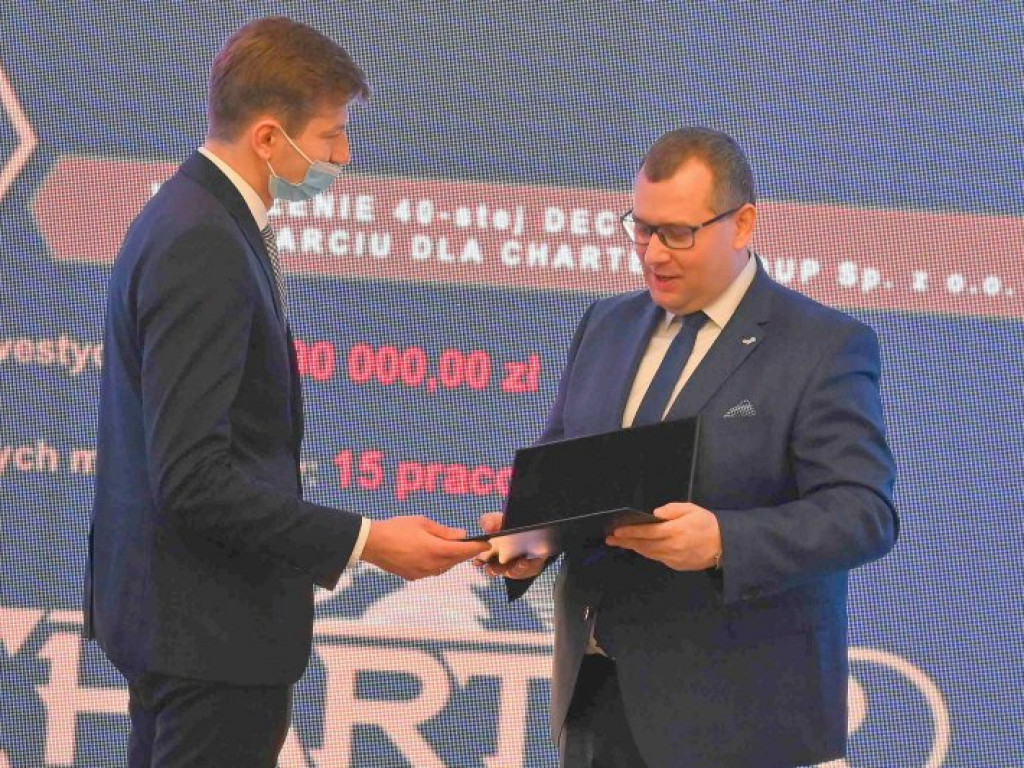 Tarnobrzeska Specjalna Strefa Ekonomiczna podsumowała rok 2021. Konferencja na zamku w Baranowie Sandomierskim [zdjęcia]