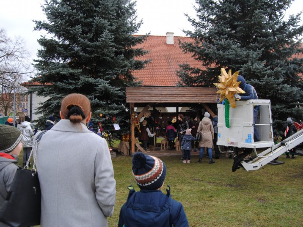 Jarmark Bożonarodzeniowy i ubieranie choinek na staszowskim rynku [zdjęcia]