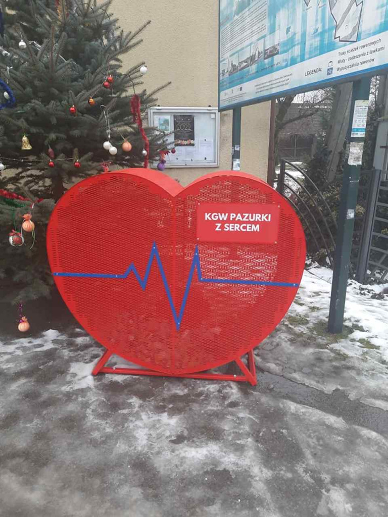 Serce na nakrętki z inicjatywy KGW 