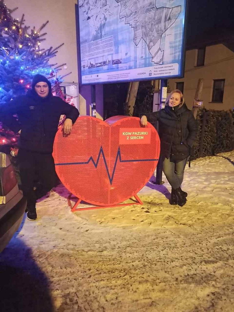 Serce na nakrętki z inicjatywy KGW 