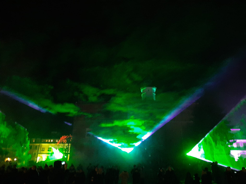 Sandomierz. Sylwester z kolorowymi iluminacjami [zdjęcia]