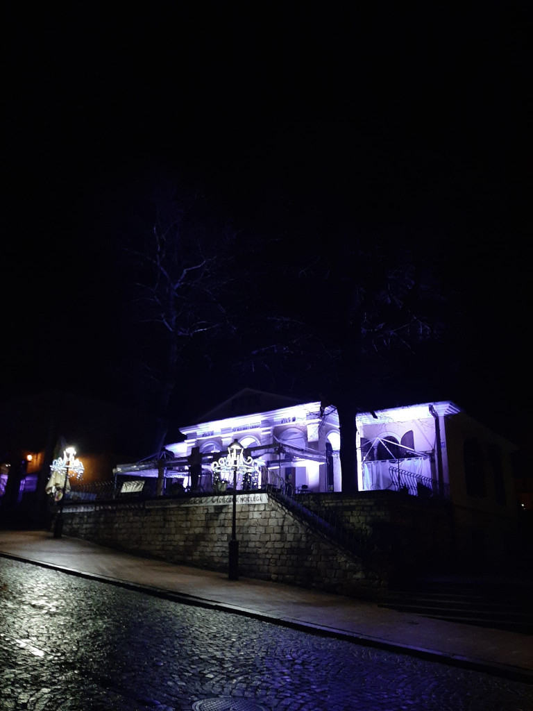 Sandomierz. Sylwester z kolorowymi iluminacjami [zdjęcia]