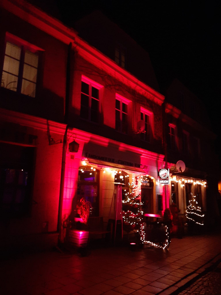 Sandomierz. Sylwester z kolorowymi iluminacjami [zdjęcia]