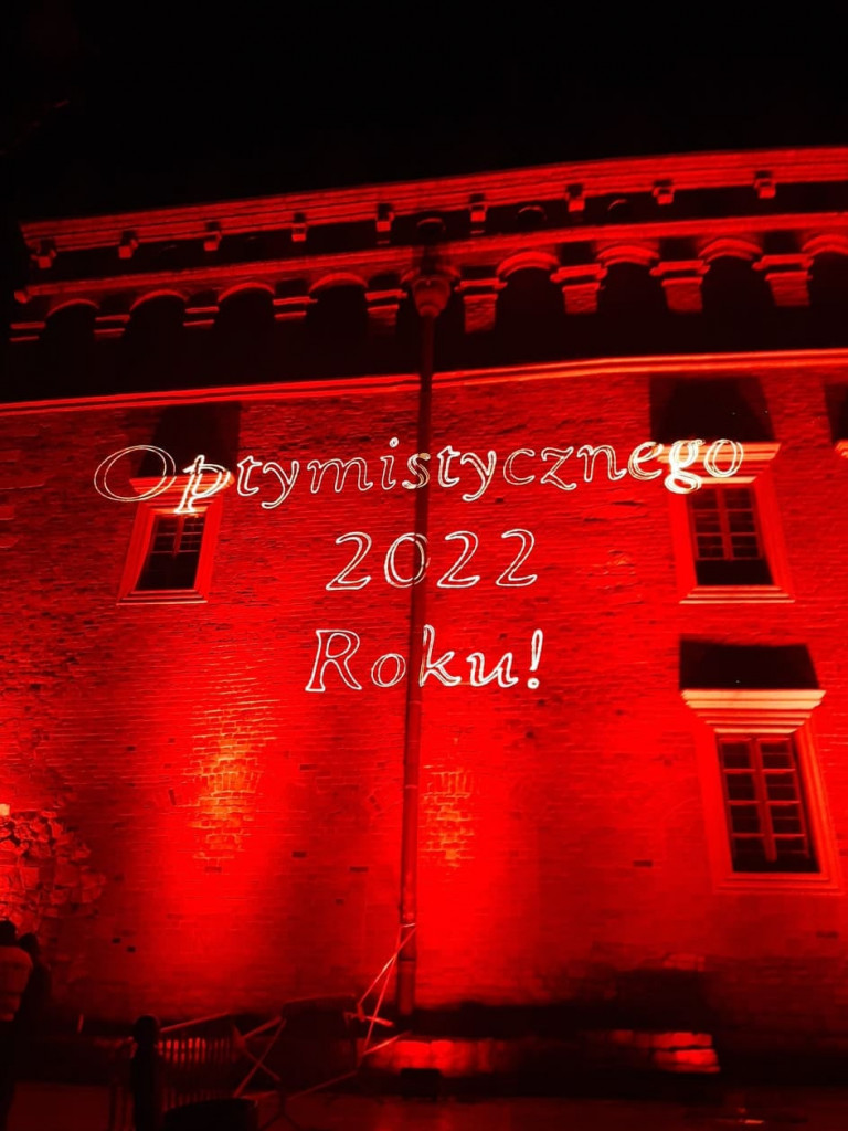 Sandomierz. Sylwester z kolorowymi iluminacjami [zdjęcia]