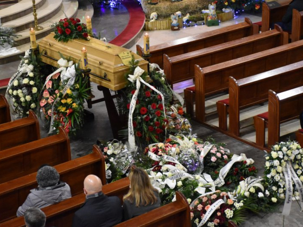 Pogrzeb Mieczysława Machulaka, wieloletniego sekretarza Połańca, regionalisty [zdjęcia]