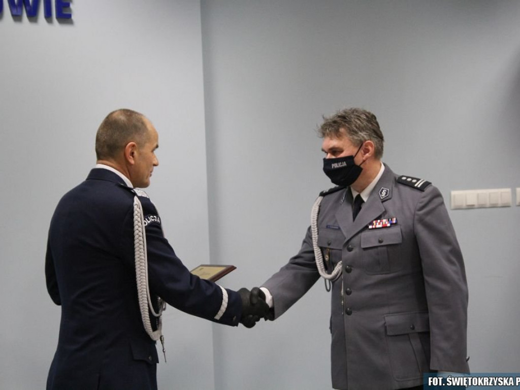 Pożegnanie komendanta staszowskiej policji. Znamy nazwisko następcy [zdjęcia]