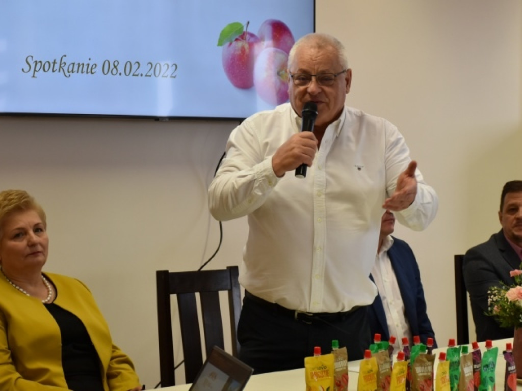 Gm. Obrazów. Sadownicy na spotkaniu z nowymi właścicielami zakładu w Bilczy. Ambitne plany i duże nadzieje  [zdjęcia]
