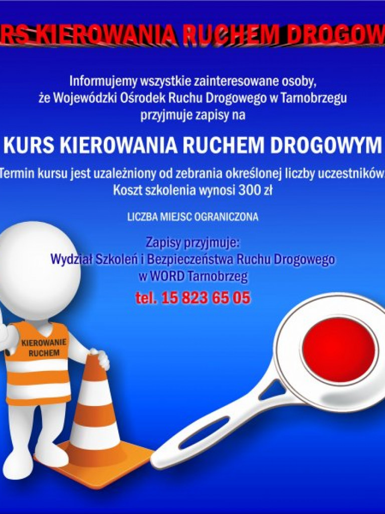 Kursy w WORD Tarnobrzeg - harmonogram
