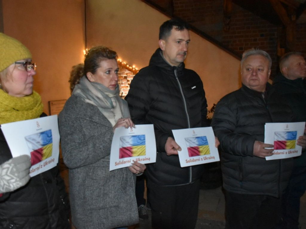 Przemarsz w geście solidarności. Sandomierzanie chcą pomóc mieszkańcom Ukrainy