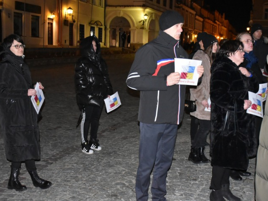 Przemarsz w geście solidarności. Sandomierzanie chcą pomóc mieszkańcom Ukrainy