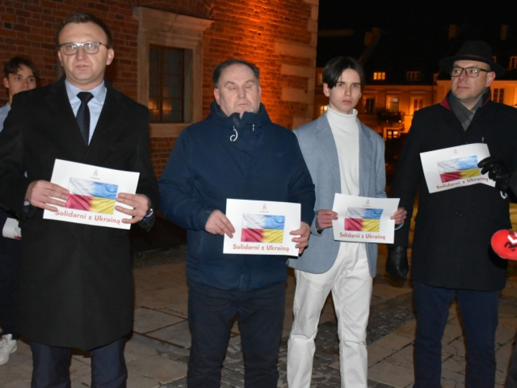 Przemarsz w geście solidarności. Sandomierzanie chcą pomóc mieszkańcom Ukrainy