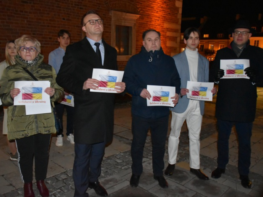 Przemarsz w geście solidarności. Sandomierzanie chcą pomóc mieszkańcom Ukrainy