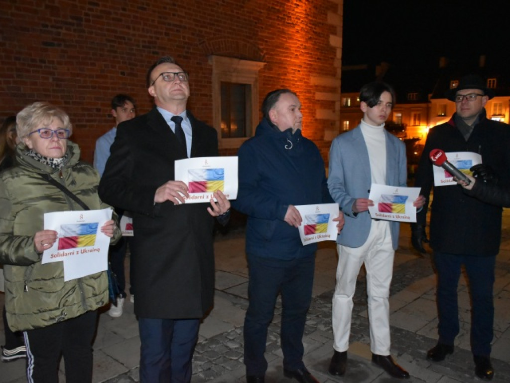 Przemarsz w geście solidarności. Sandomierzanie chcą pomóc mieszkańcom Ukrainy