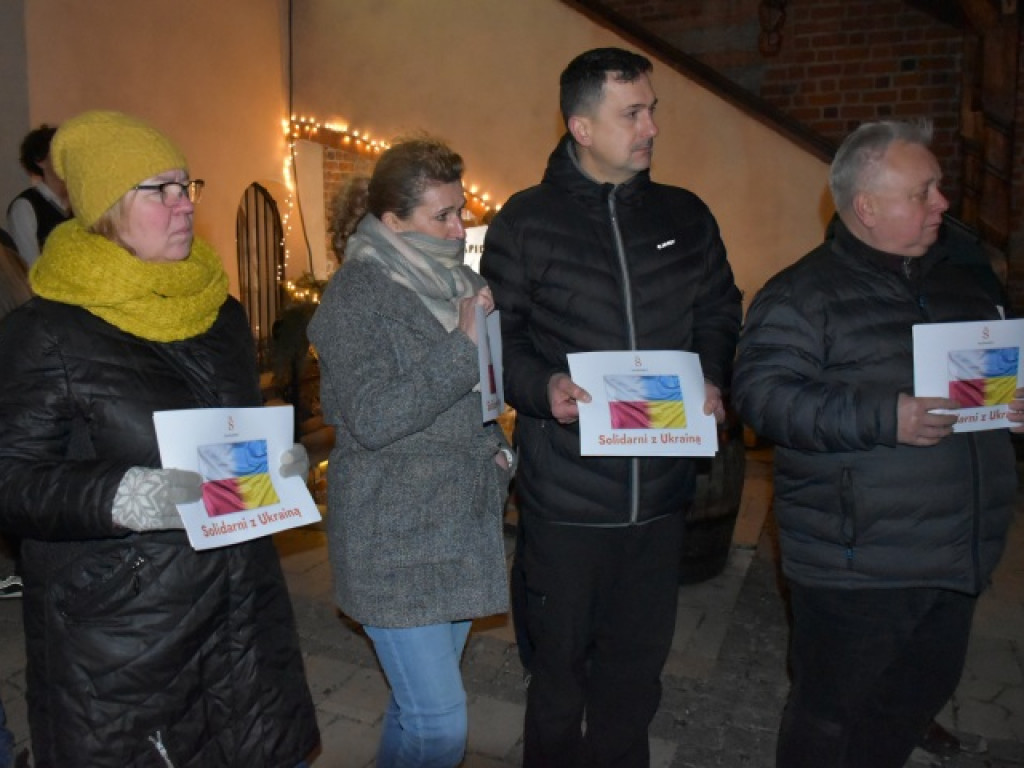 Przemarsz w geście solidarności. Sandomierzanie chcą pomóc mieszkańcom Ukrainy