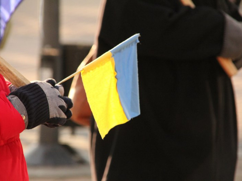 Tarnobrzeg. Protest przeciwko agresji Rosji na Ukrainę [zdjęcia]
