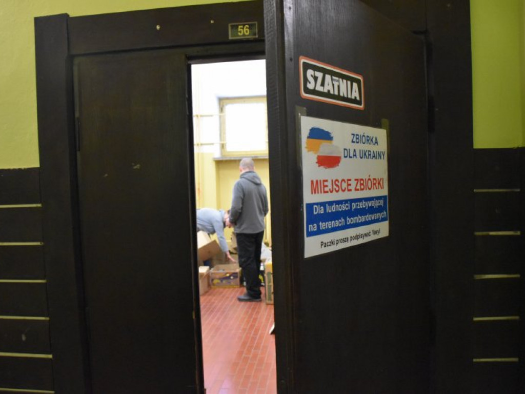 Vasyl prowadzi zbiórkę dla Ukrainy w hali MOSiR w Tarnobrzegu [zdjęcia]