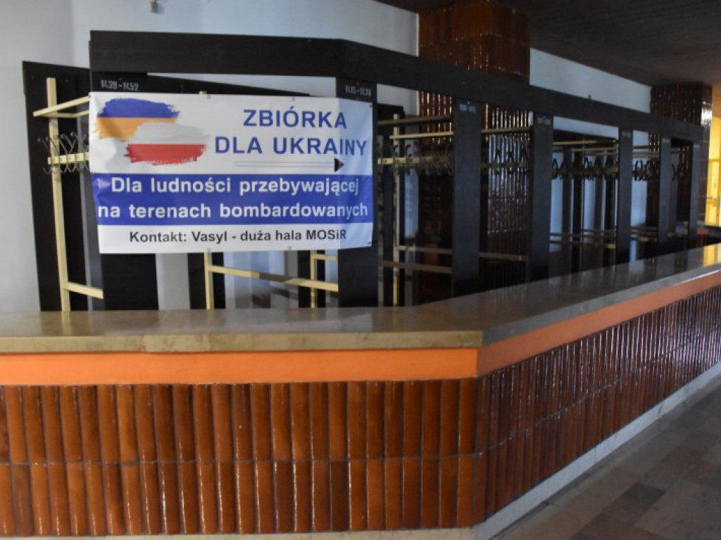 Vasyl prowadzi zbiórkę dla Ukrainy w hali MOSiR w Tarnobrzegu [zdjęcia]