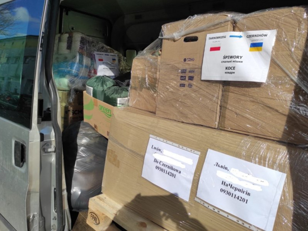 Tarnobrzeg. Wyruszył transport z pomocą dla Czernihowa [zdjęcia]