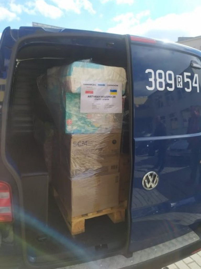 Tarnobrzeg. Wyruszył transport z pomocą dla Czernihowa [zdjęcia]