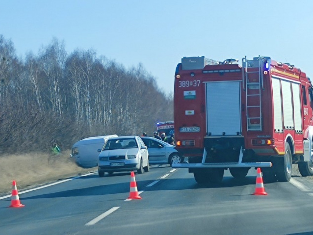 Wypadek na trasie Tarnobrzeg - Stalowa Wola. Utrudnienia pomiędzy Stalami i Jeziórkiem