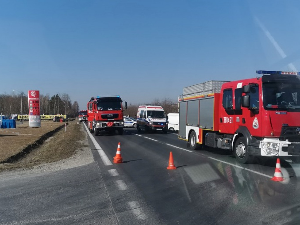 Wypadek na trasie Tarnobrzeg - Stalowa Wola. Utrudnienia pomiędzy Stalami i Jeziórkiem