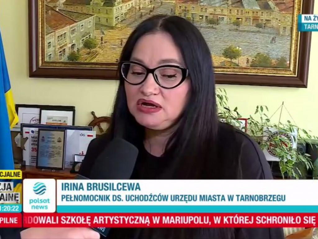 Prezydent Tarnobrzega i była zastępczyni mera Czernihowa na żywo w Polsat News [zdjęcia]