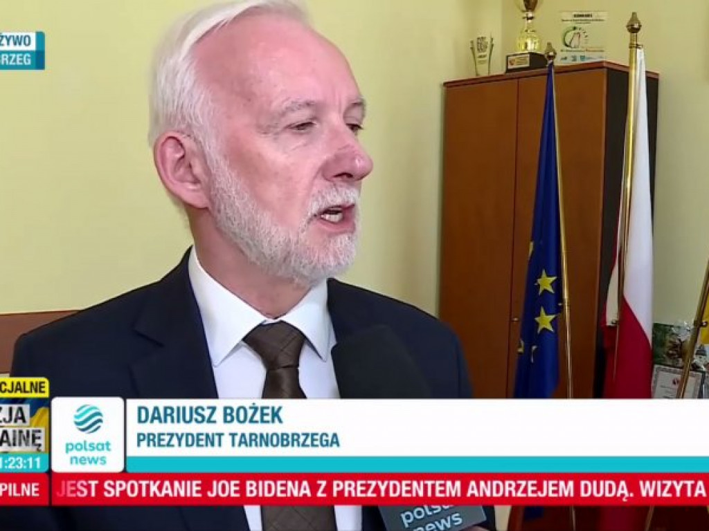 Prezydent Tarnobrzega i była zastępczyni mera Czernihowa na żywo w Polsat News [zdjęcia]